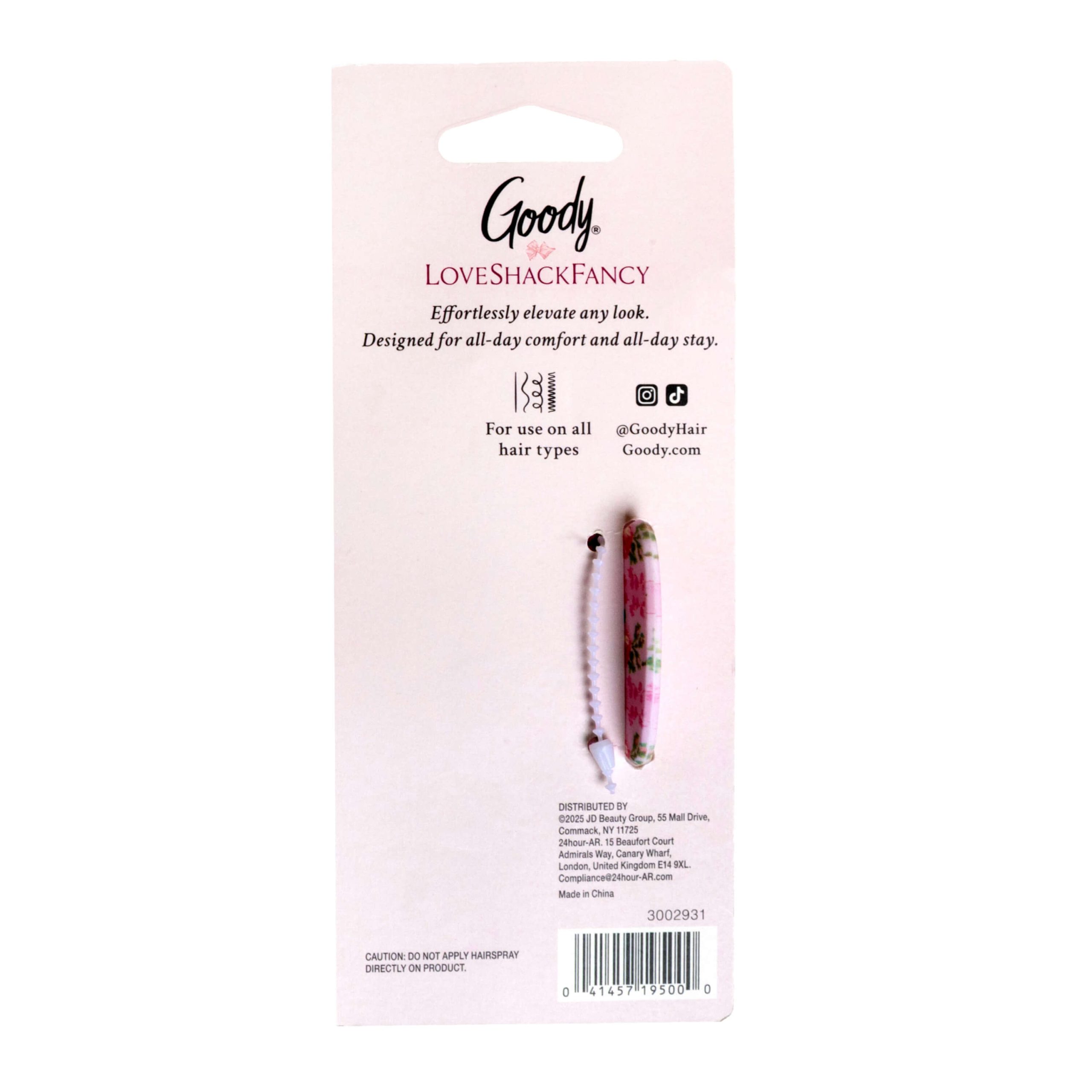 Goody x LoveShackFancy Large Claw Clip - Blooming Heirloom - 1ct - Image 5
