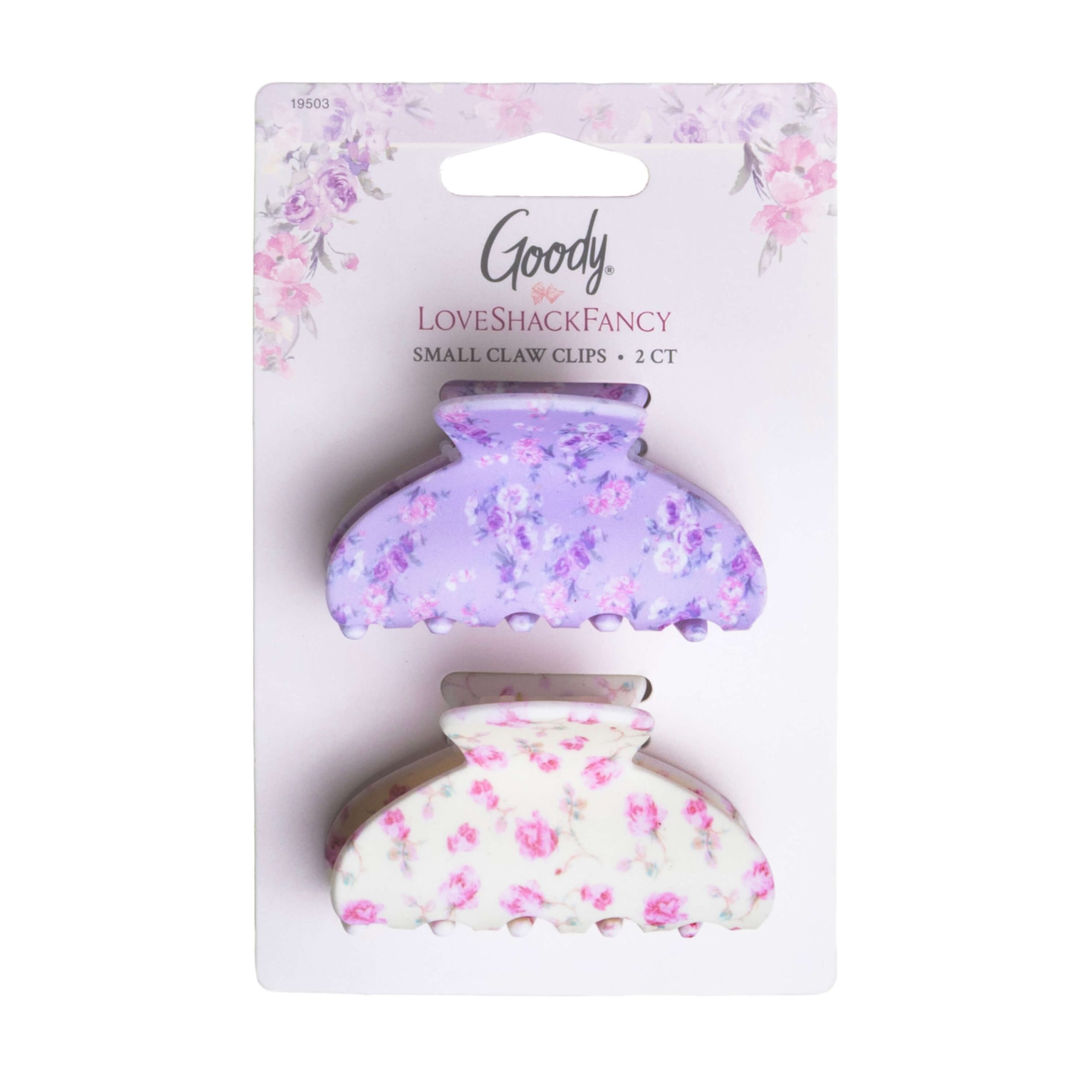 Goody x LoveShackFancy Small Claw Clips - Happy Thoughts and Ribbon Rosa - 2ct - Image 3
