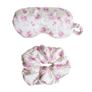 Goody x LoveShackFancy Sleep Mask & Pillow Scrunchie Set - Ribbon Rosa