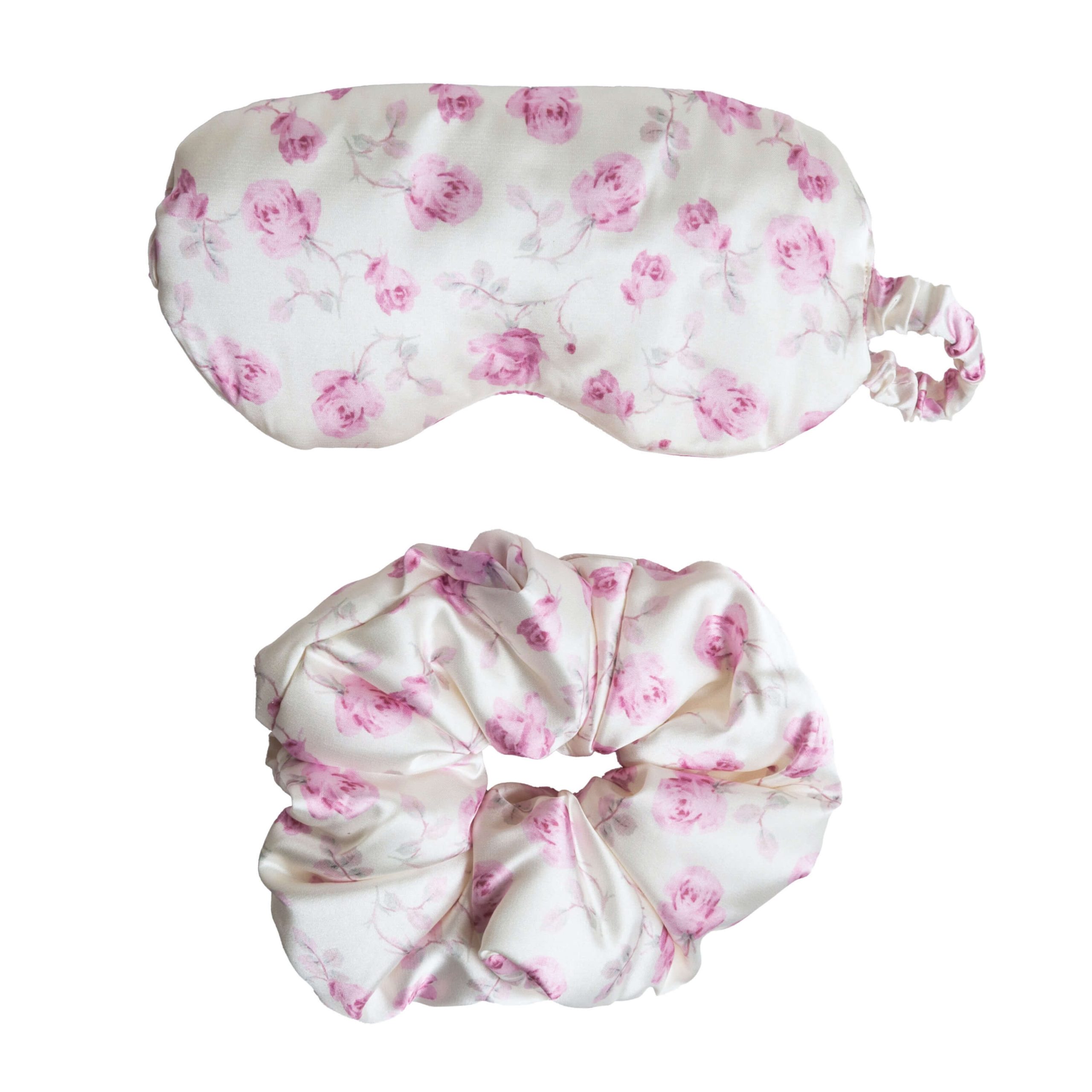 Goody x LoveShackFancy Sleep Mask & Pillow Scrunchie Set - Ribbon Rosa