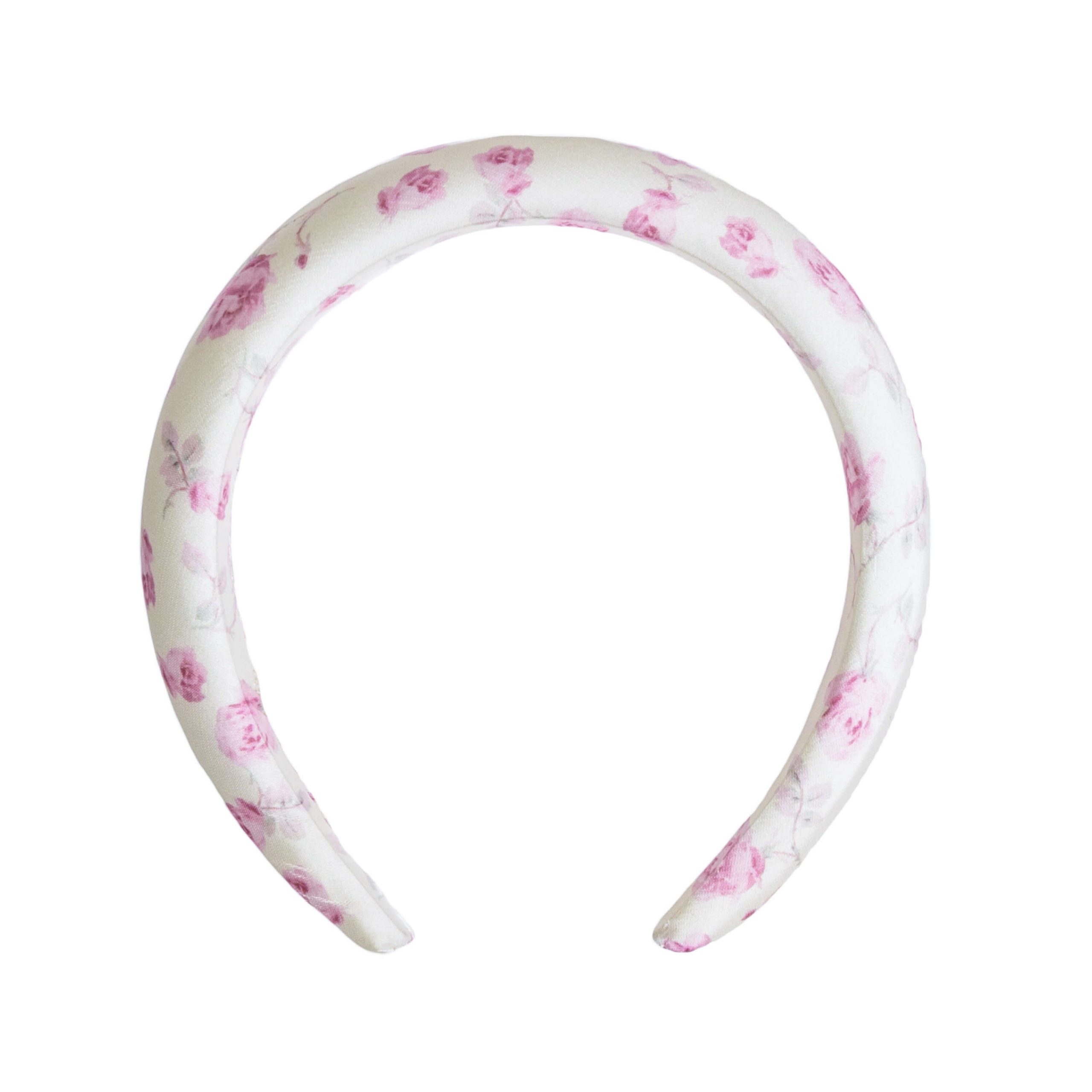 Goody x LoveShackFancy Padded Satin Headband - Ribbon Rosa - 1ct