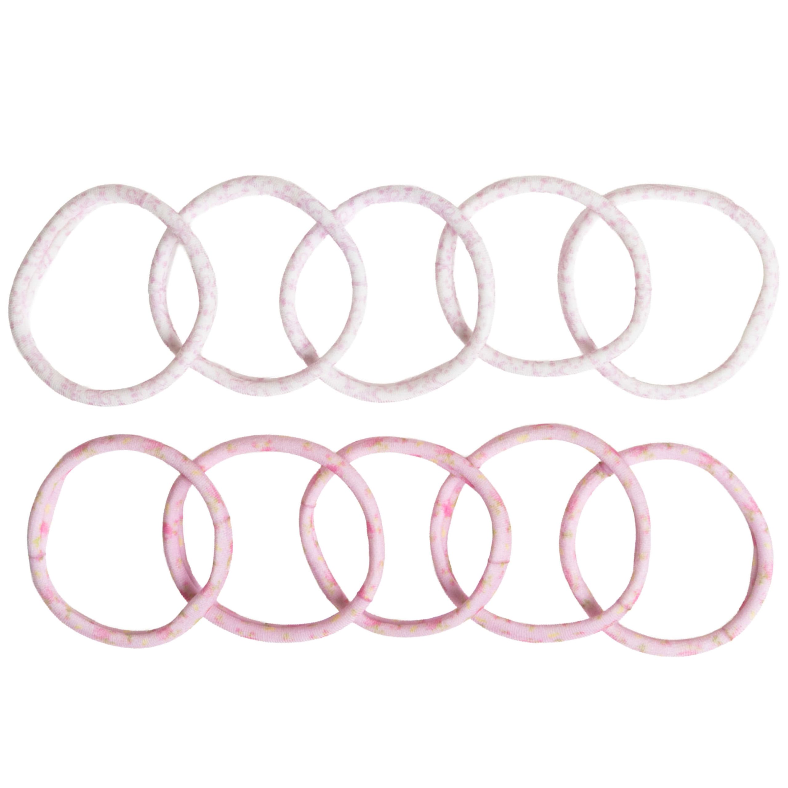 Goody x LoveShackFancy Seamless Elastics - Ikat Rose & Coquette Bow - 10ct - Image 3