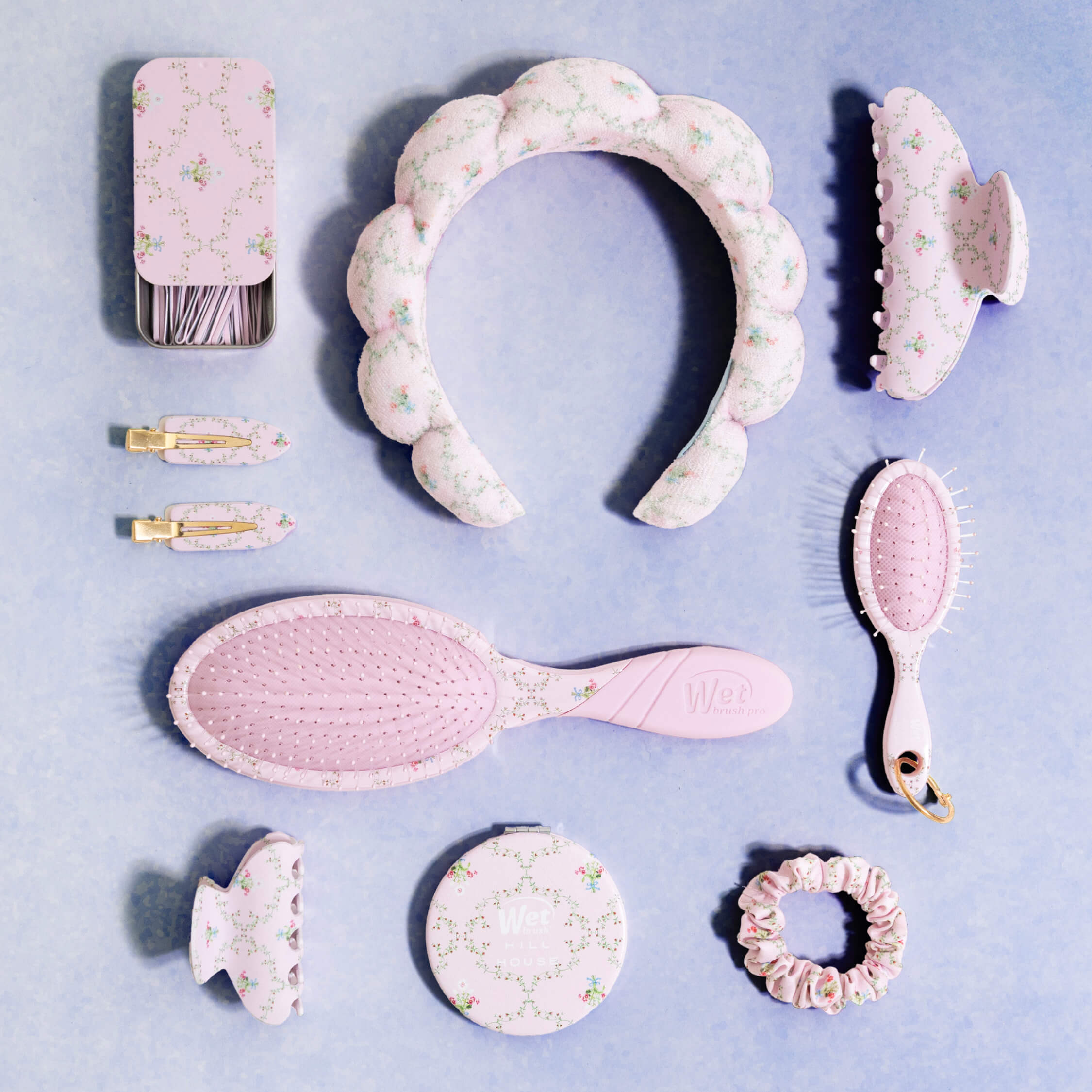 Wet Brush® x Hill House Pink Trellis Compact Mirror - Image 4