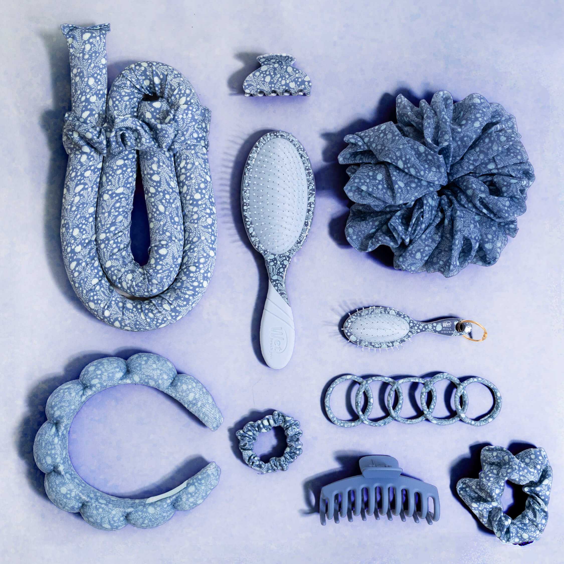 Wet Brush x Hill House Puffy Scalloped Headband - Ditsy Thistle - Image 5