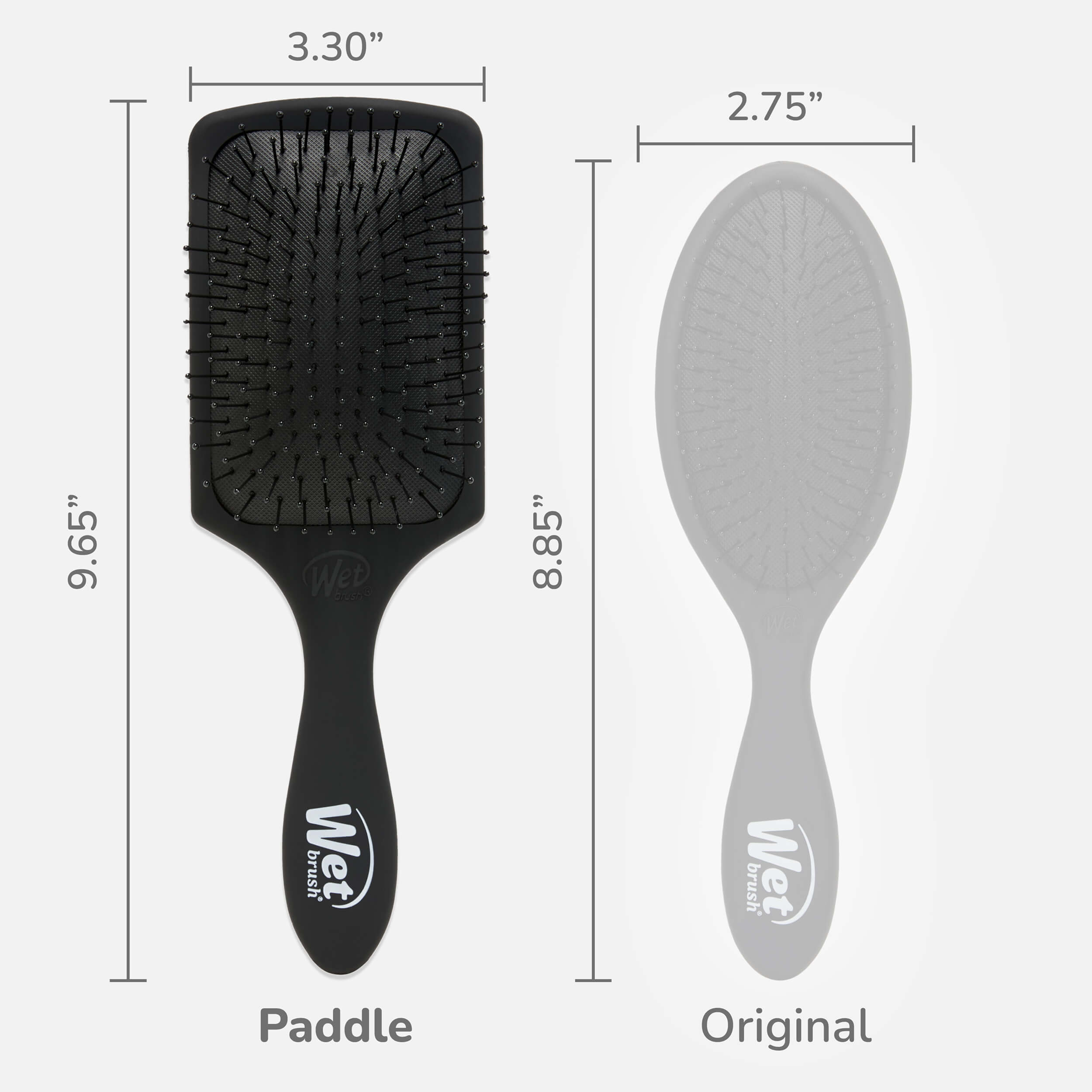 Paddle Detangler - Frost Black - Image 10