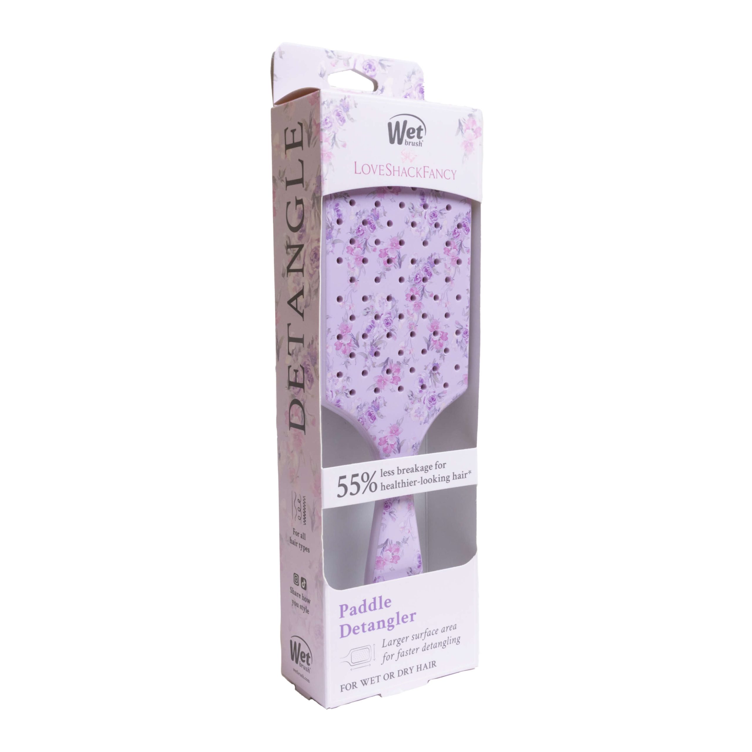 Wet Brush x LoveShackFancy Paddle Detangler - Happy Thoughts - Image 7