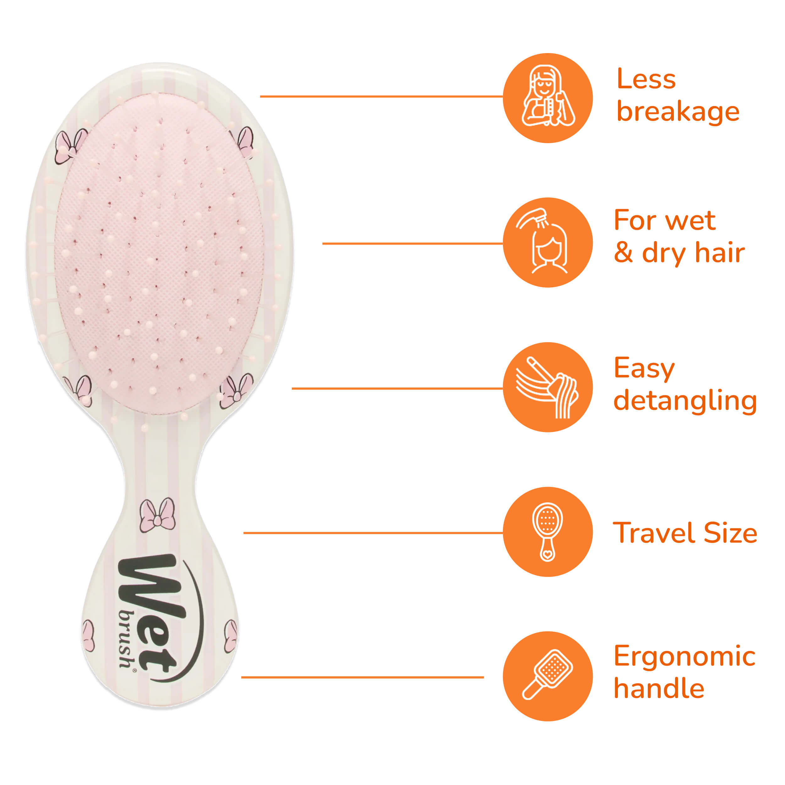 Wet Brush x Disney Mini Detangler - Hello Minnie - Image 4