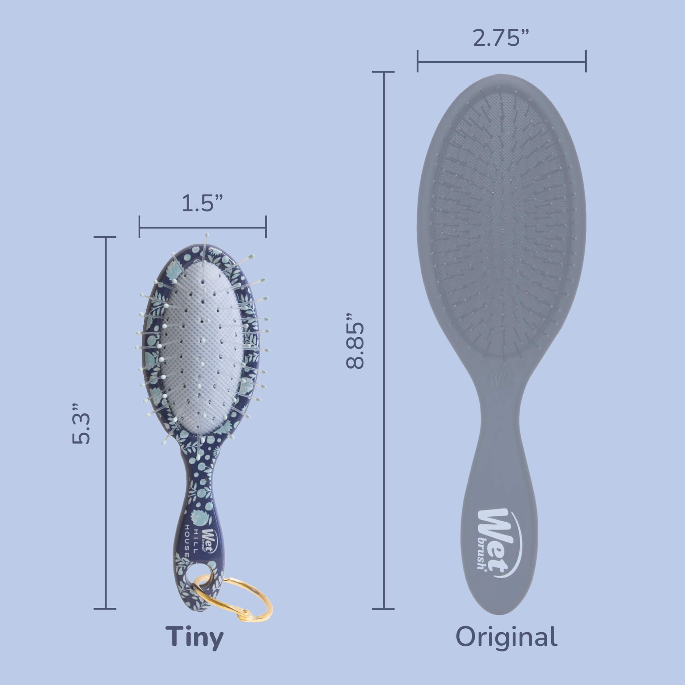 Wet Brush x Hill House Keychain Detangler - Ditsy Thistle - Image 6