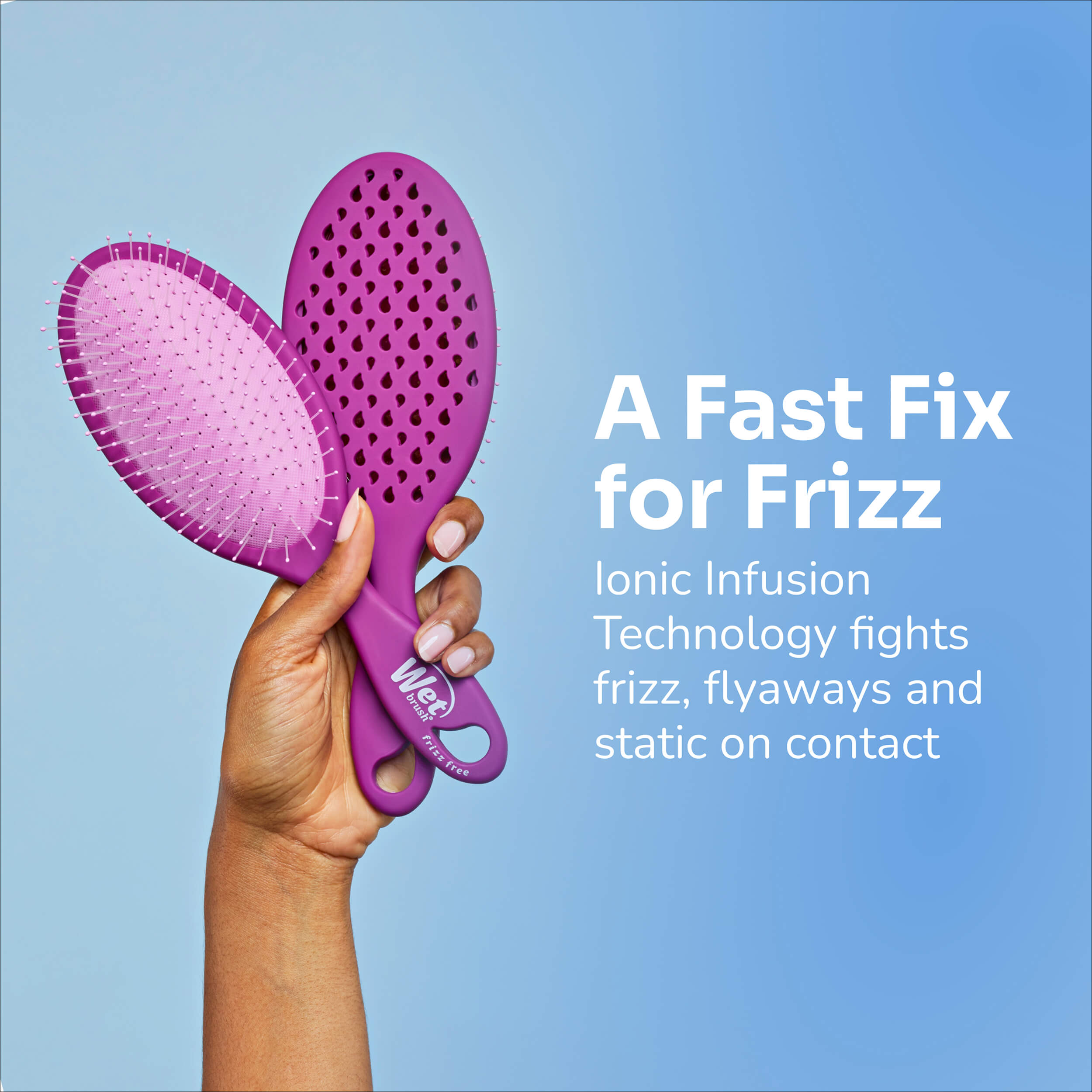 Frizz-Free Detangler - Purple - Image 7