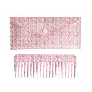 Wet Brush x LoveShackFancy Comb with Case - Blooming Heirloom