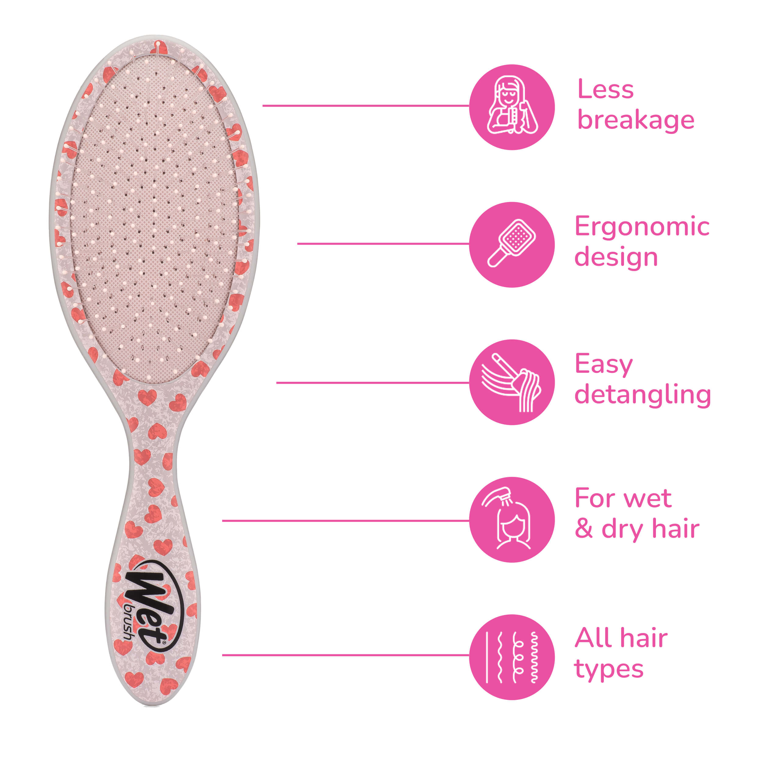Wet Brush x Disney Love Original Detangler - Mickie Mouse & Minnie Mouse - Image 5