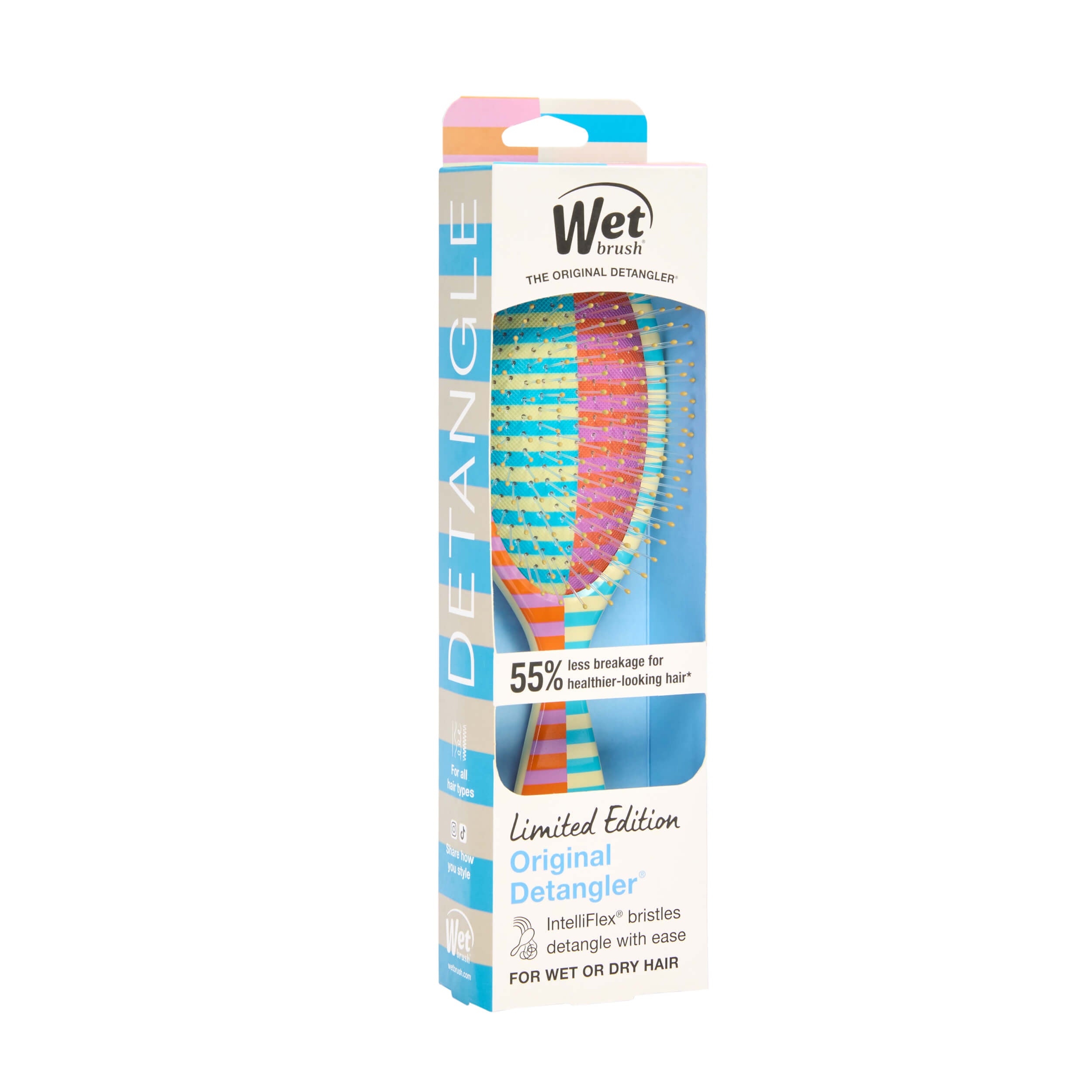 Retro Sport Original Detangler - Cream All-Star Stripe - Image 9