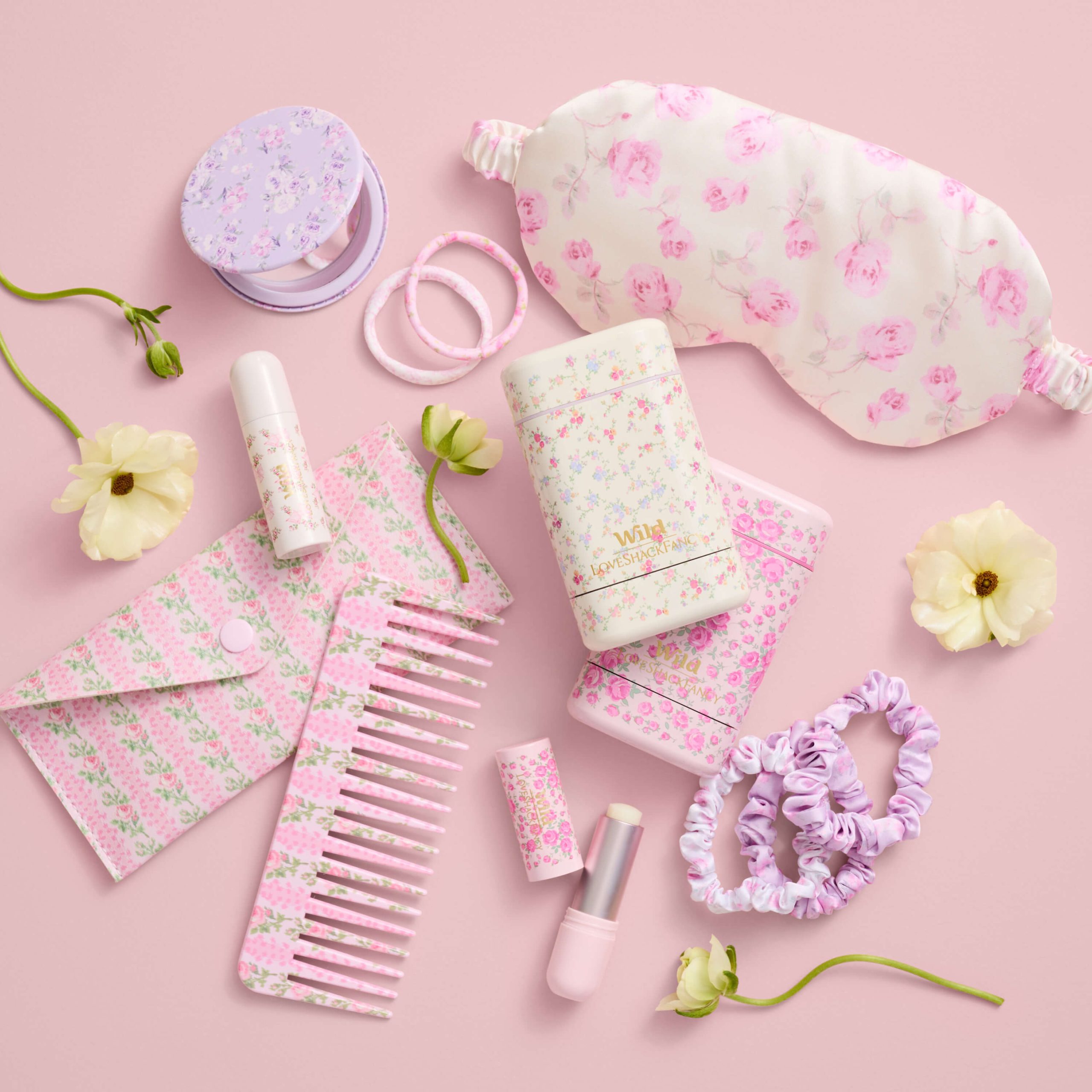 Goody x LoveShackFancy Seamless Elastics - Ikat Rose & Coquette Bow - 10ct - Image 6