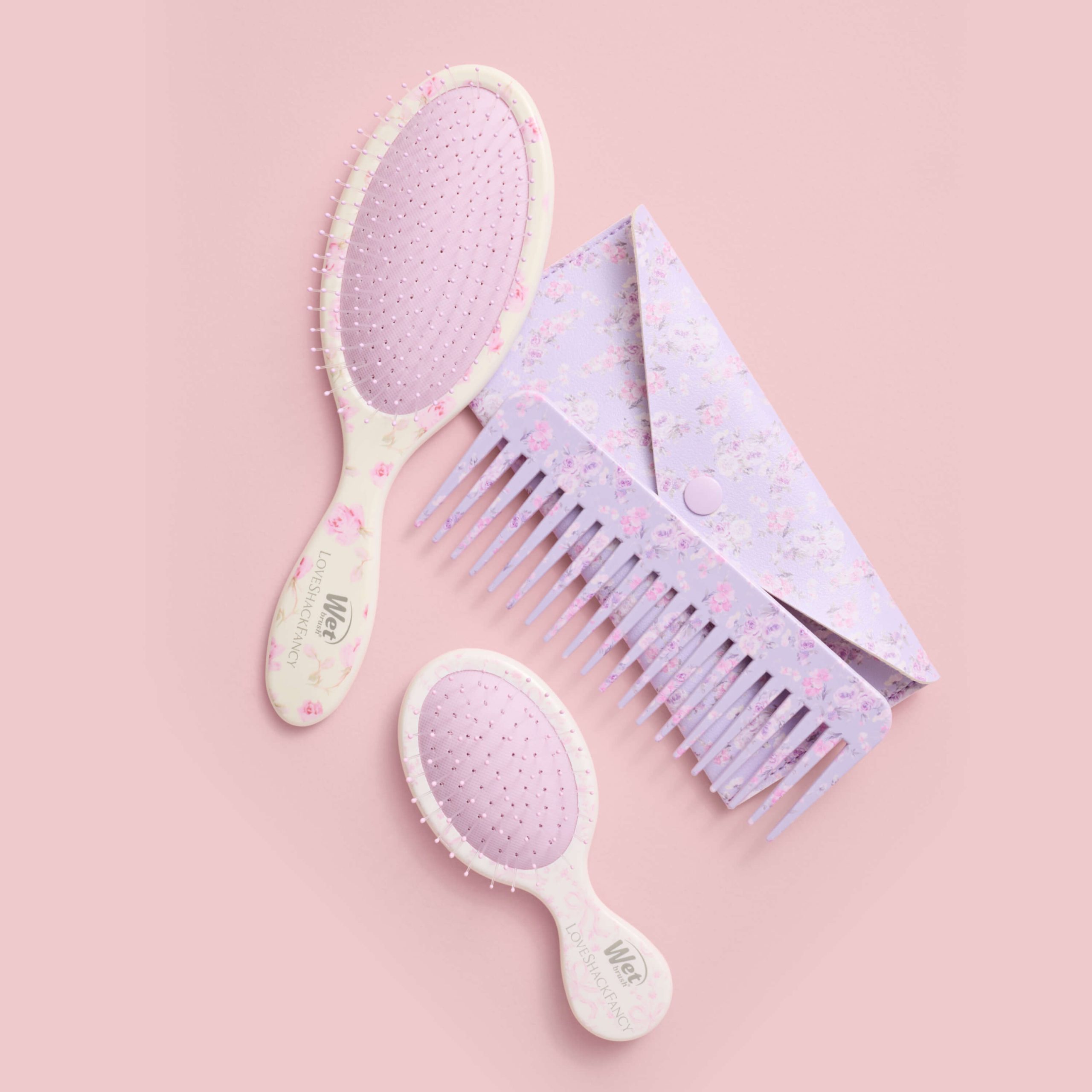 Wet Brush x LoveShackFancy Original Detangler - Ribbon Rosa - Image 5