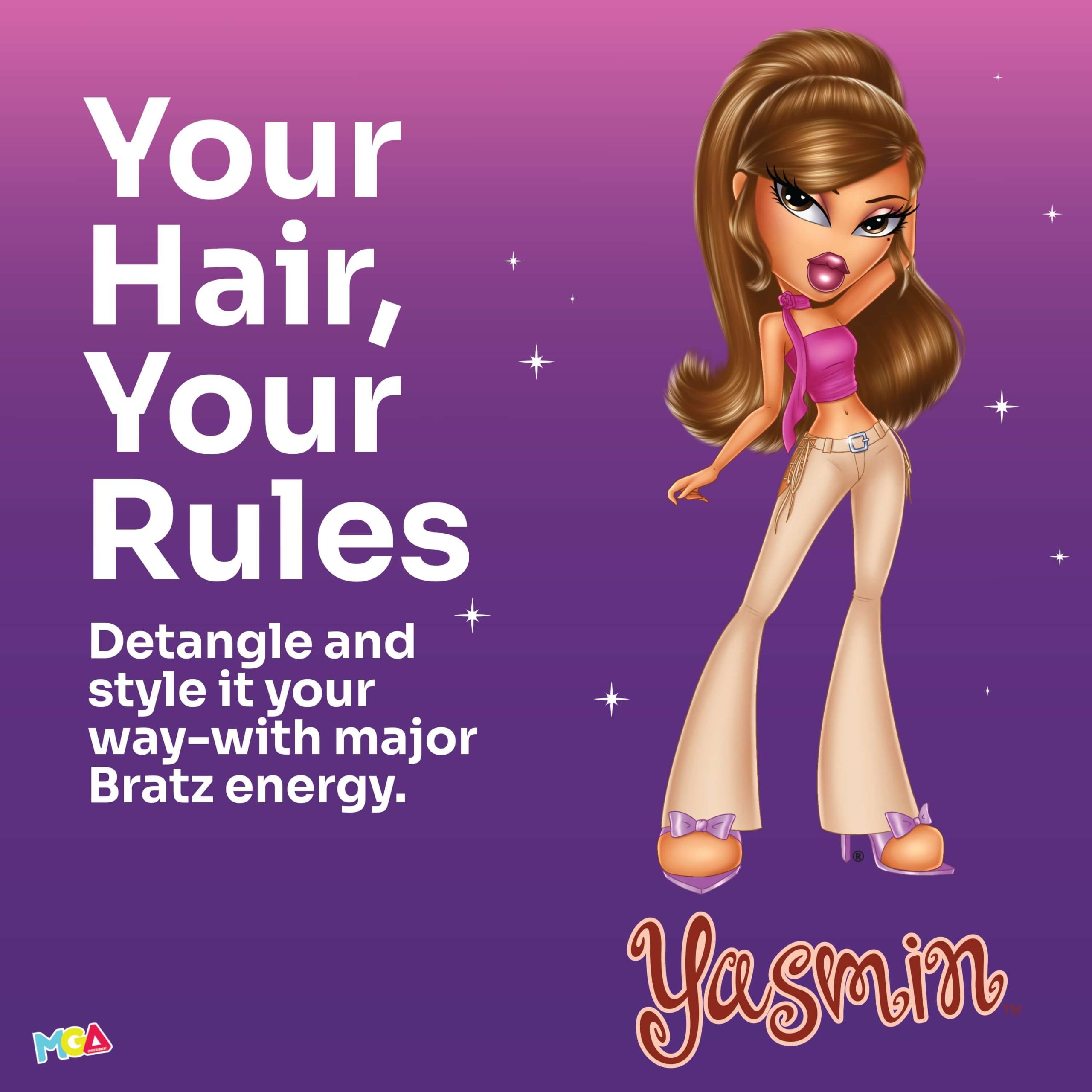 Wet Brush x Bratz Original Detangler & Scrunchie Charm Kit - Yasmin - Image 8